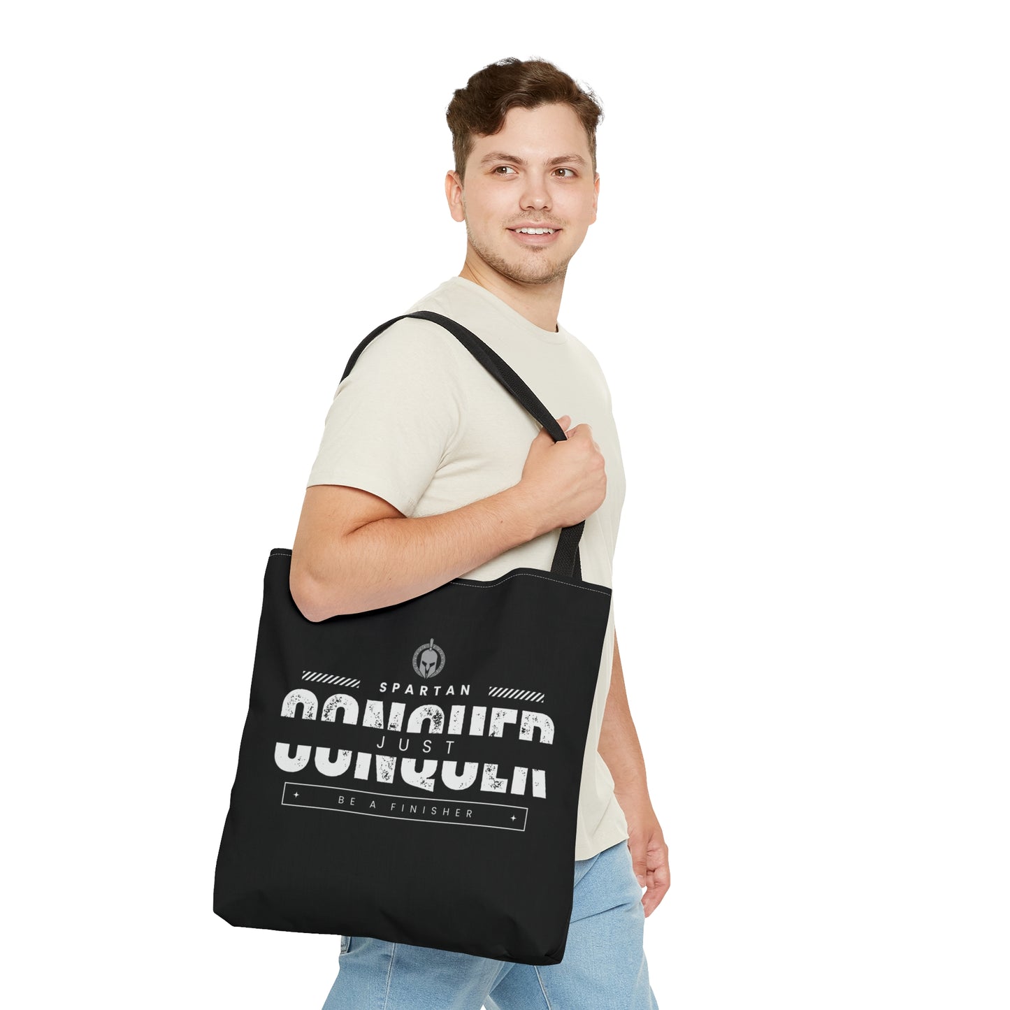 Just Conquer - Tote Bag (AOP)