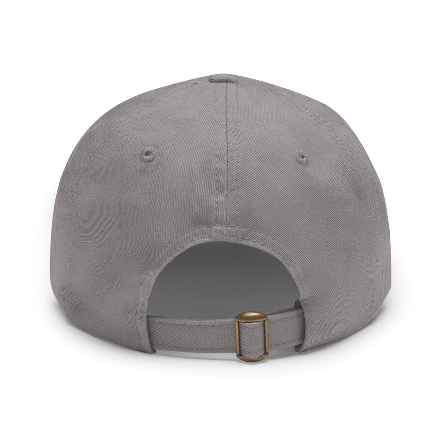 Sparta Hat - White Helmet on Leather Patch (Round)