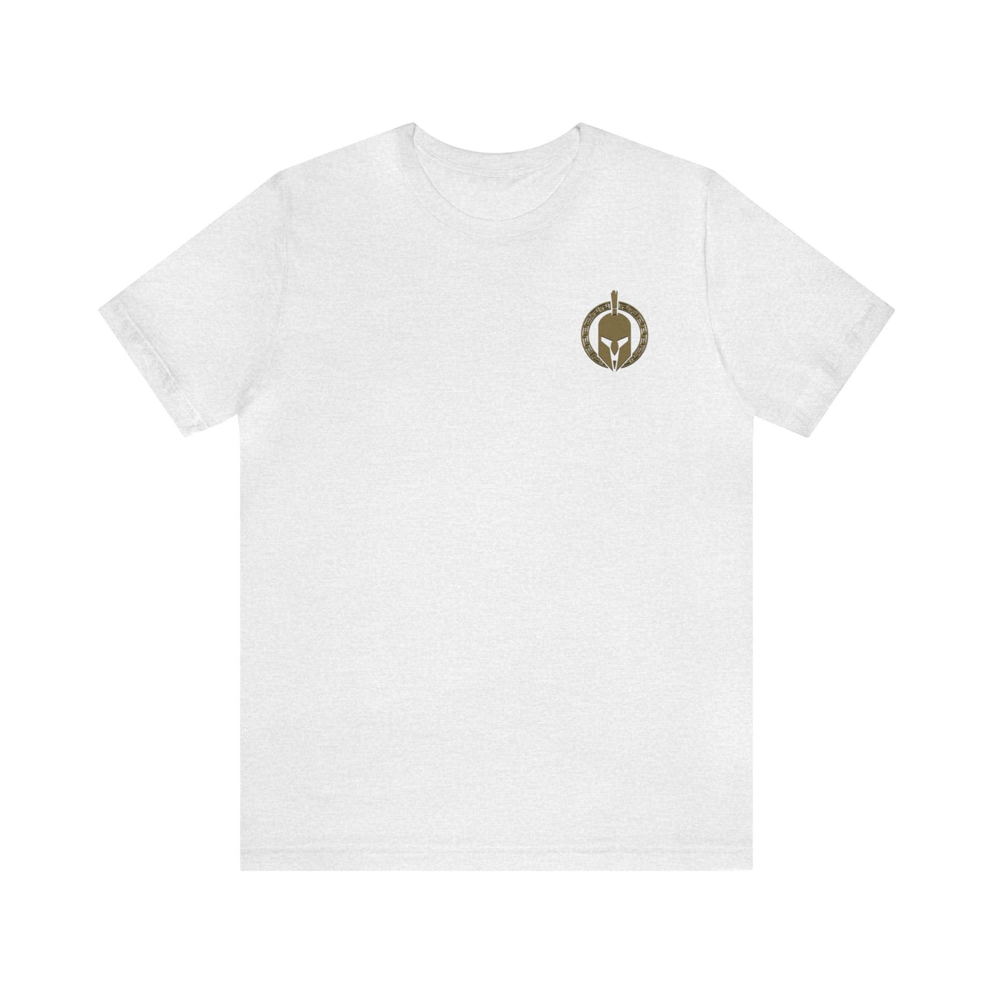 Sparta Small Gold Helmet - Unisex Jersey Short Sleeve Tee