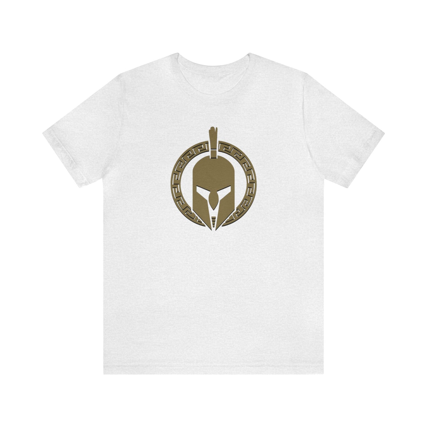 Sparta Large Gold Helmet - Unisex Jersey Short Sleeve Tee