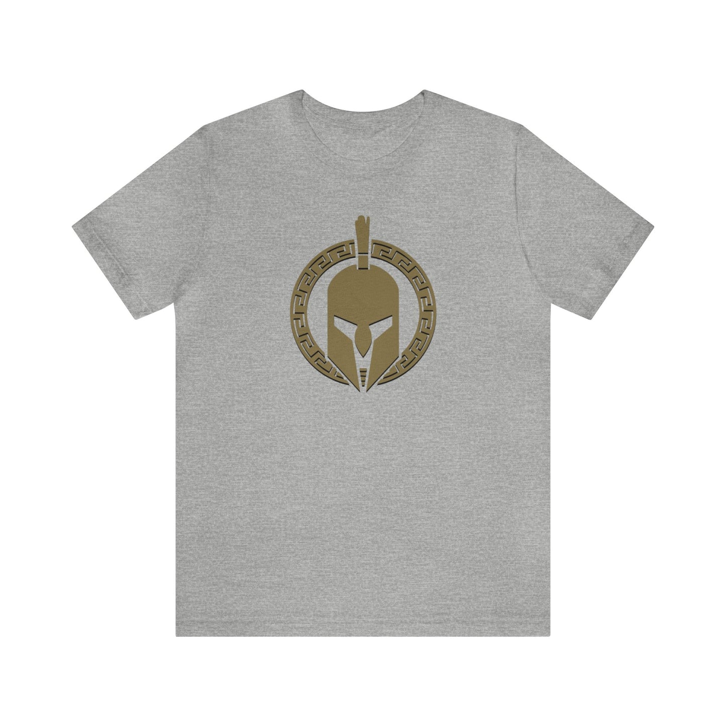 Sparta Large Gold Helmet - Unisex Jersey Short Sleeve Tee