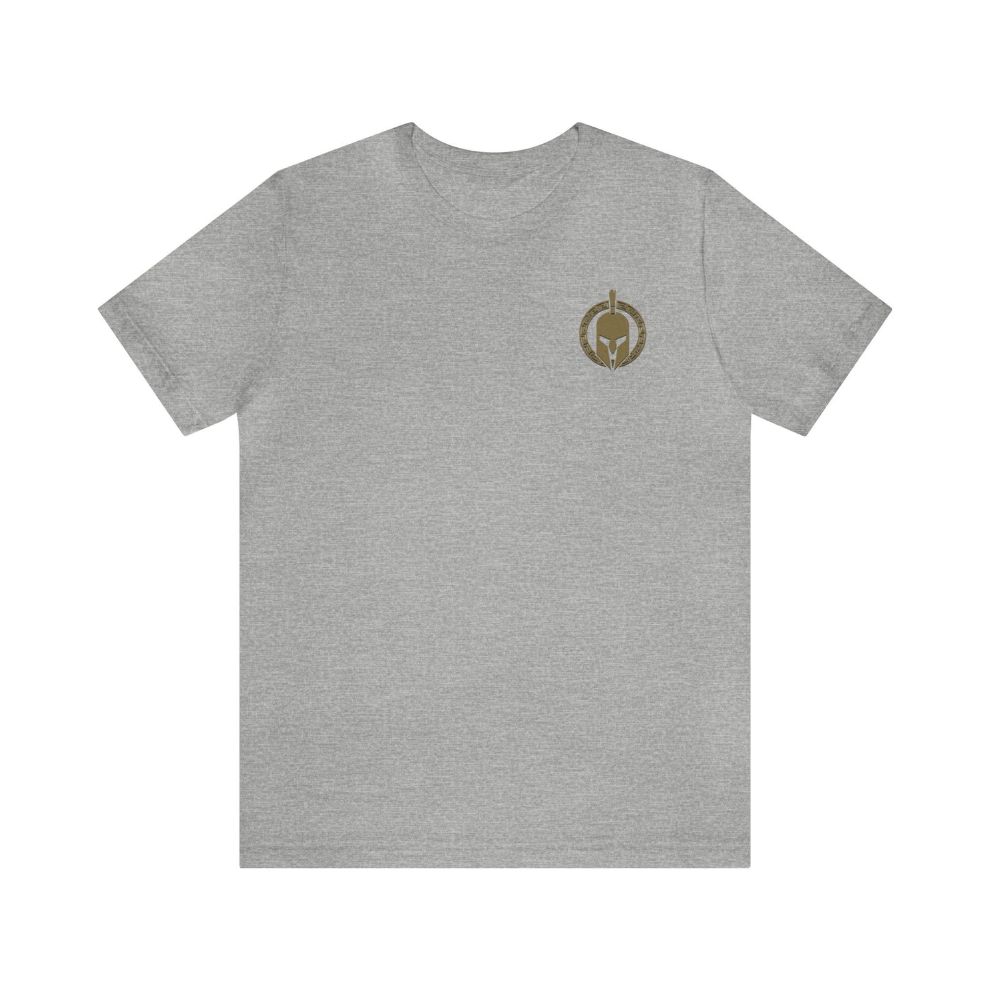 Sparta Small Gold Helmet - Unisex Jersey Short Sleeve Tee