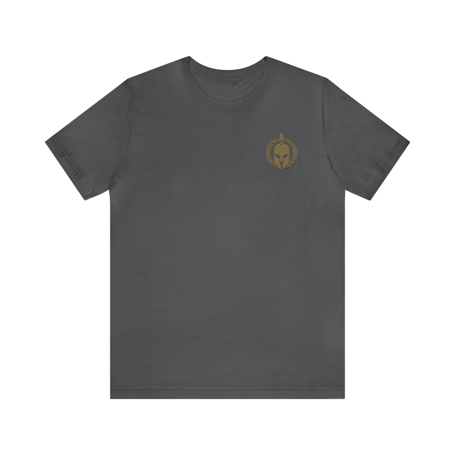 Sparta Small Gold Helmet - Unisex Jersey Short Sleeve Tee