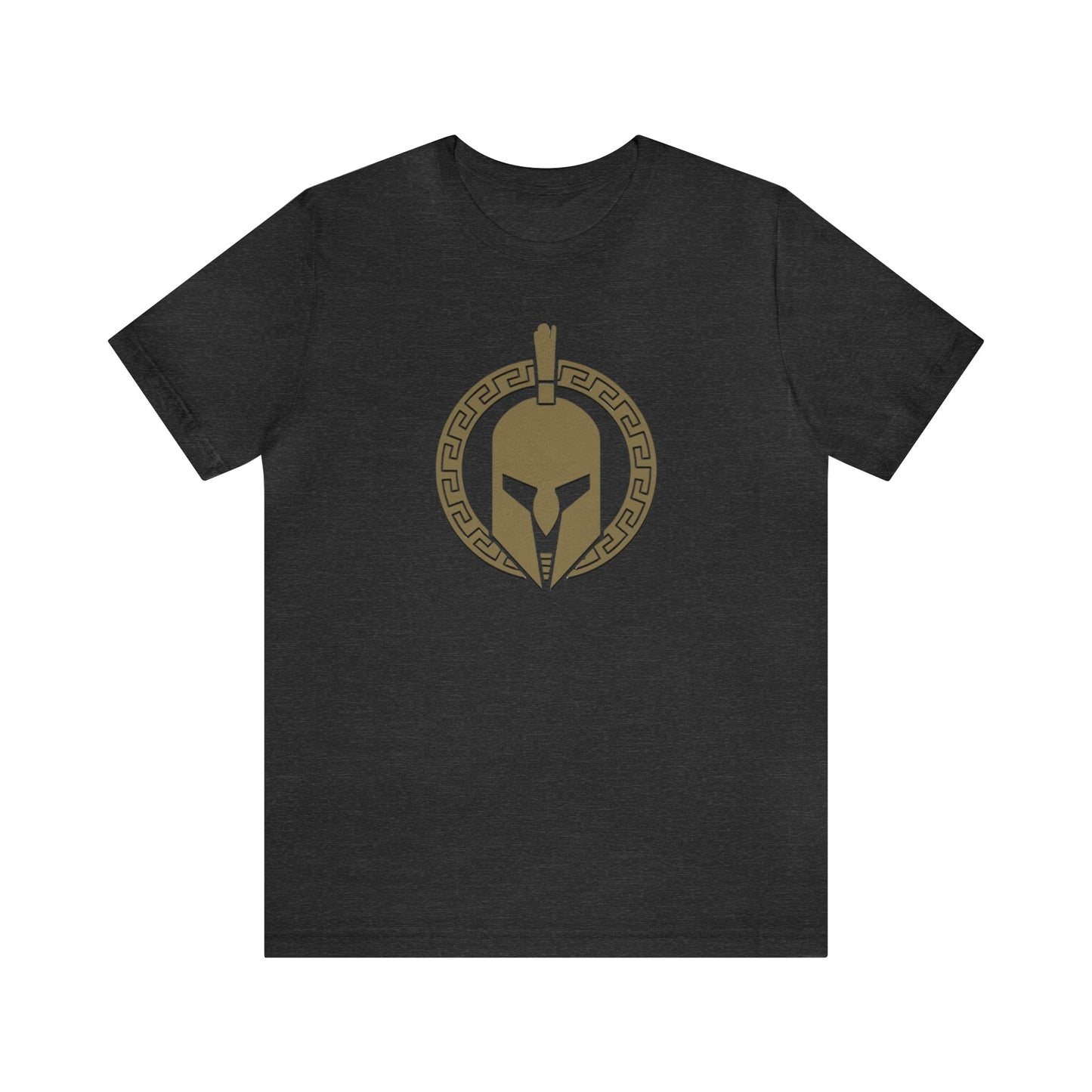 Sparta Large Gold Helmet - Unisex Jersey Short Sleeve Tee