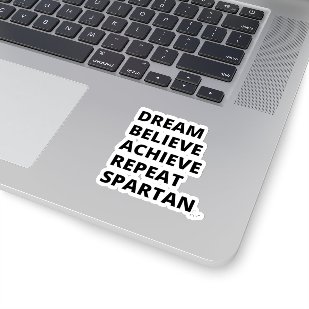 Dream Believe Achieve Repeat Spartan - Kiss-Cut Stickers