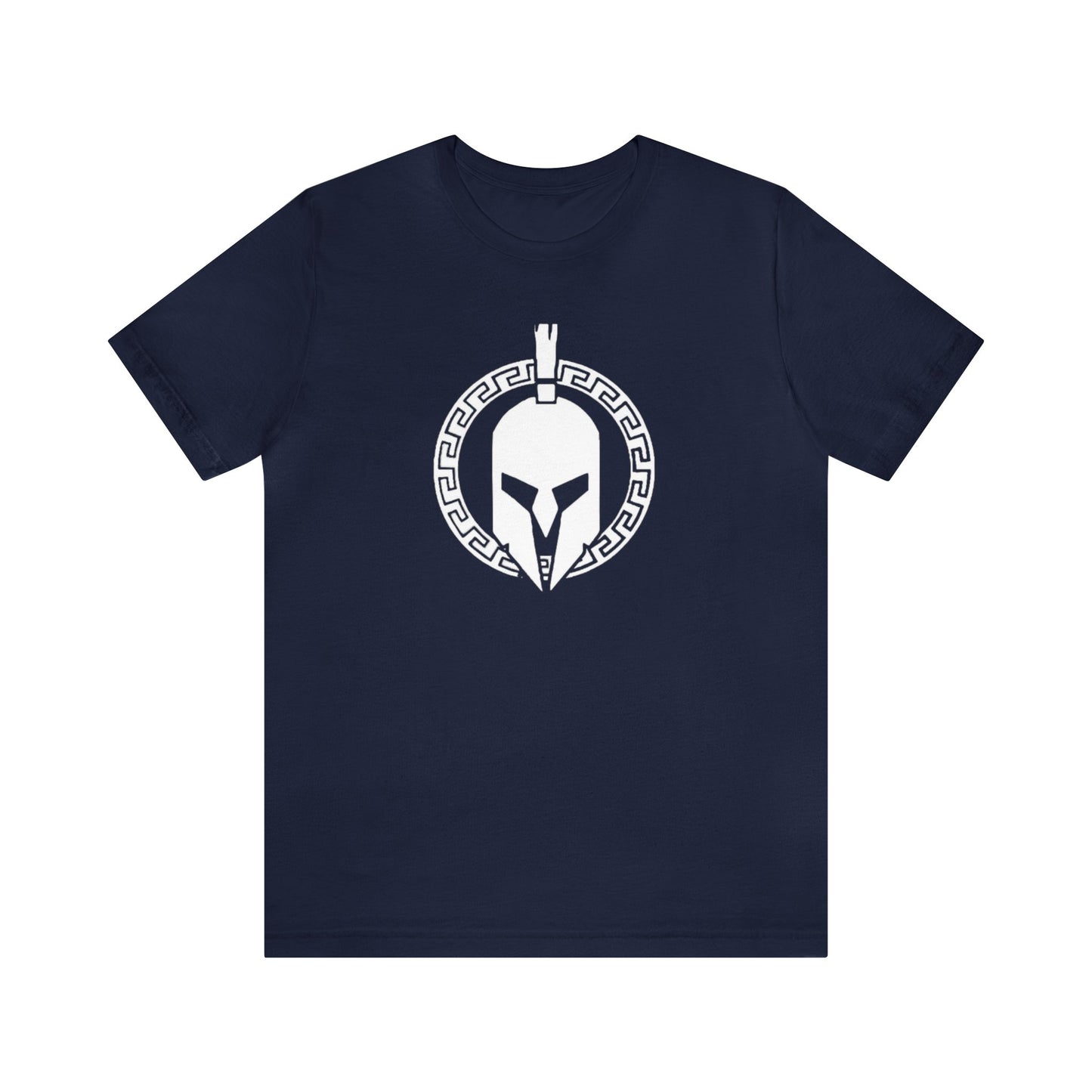 Sparta Large White Helmet - Unisex Jersey Short Sleeve Tee