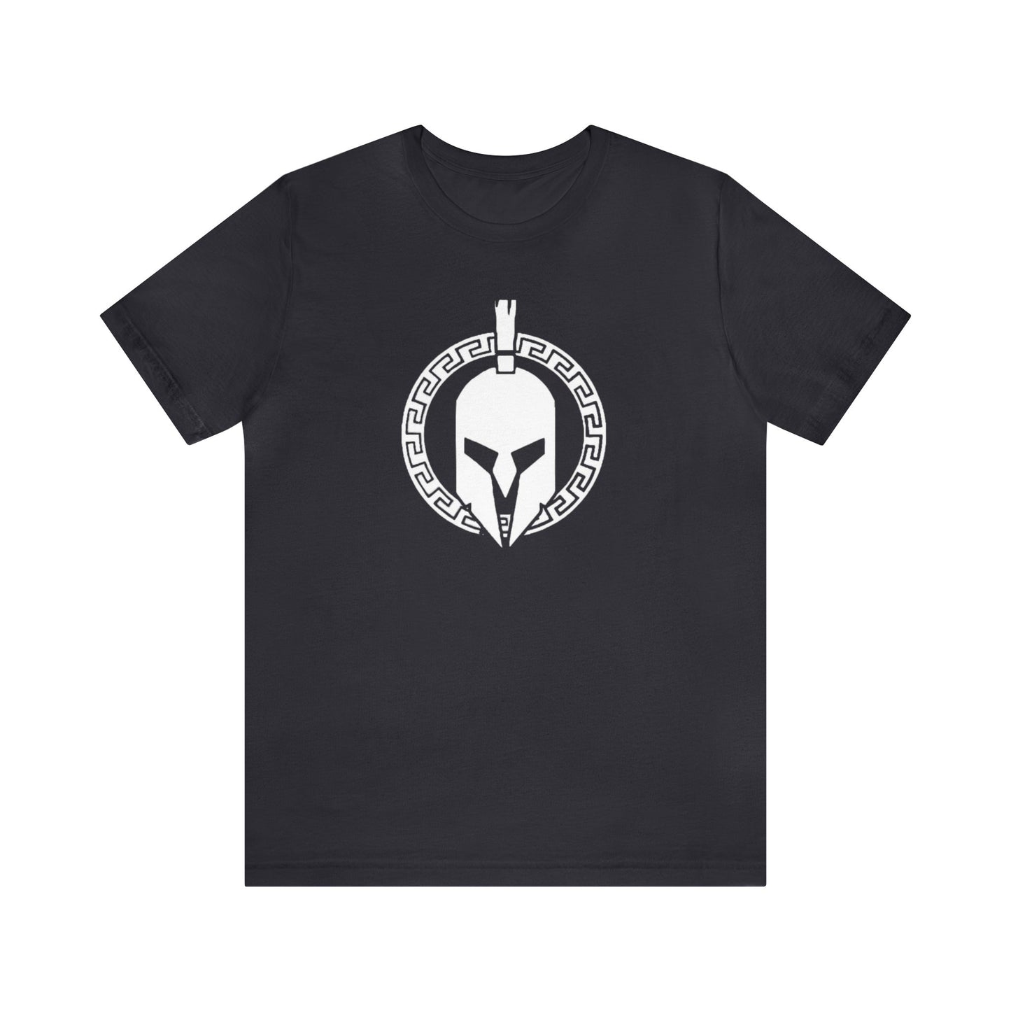 Sparta Large White Helmet - Unisex Jersey Short Sleeve Tee