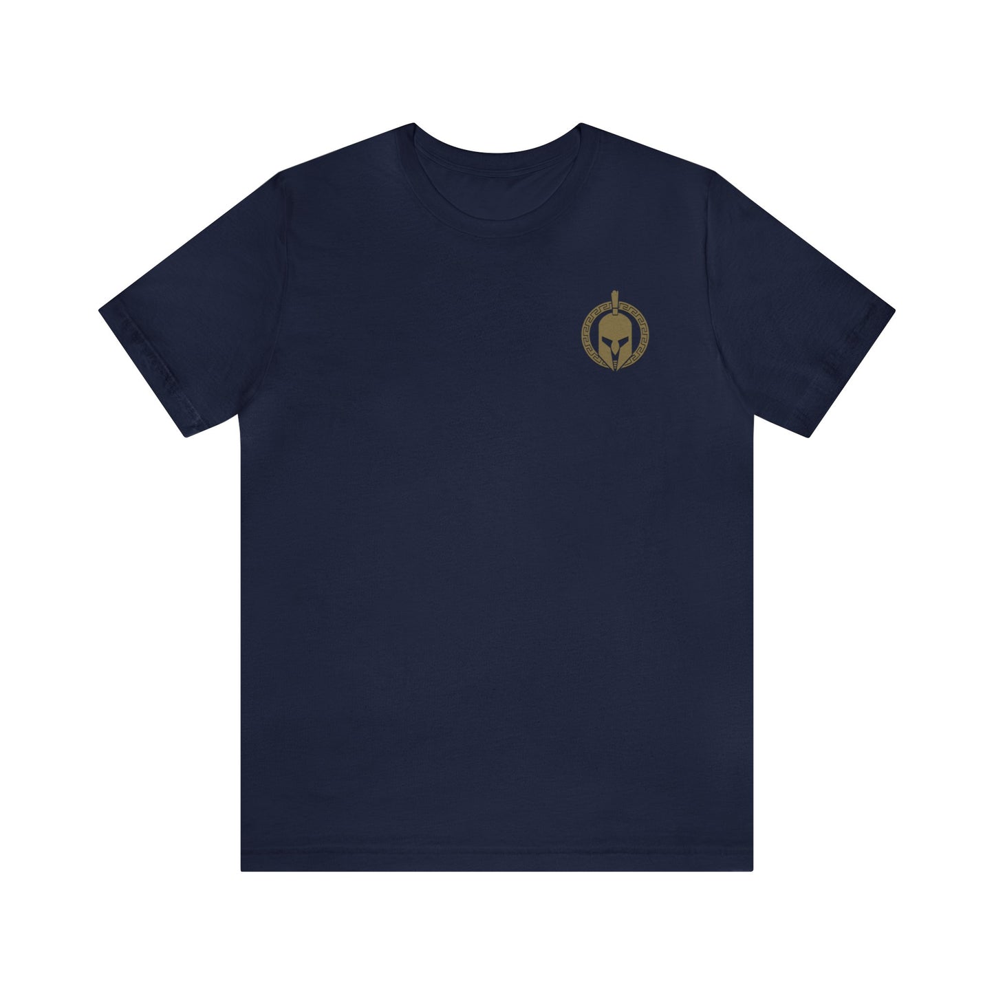 Sparta Small Gold Helmet - Unisex Jersey Short Sleeve Tee