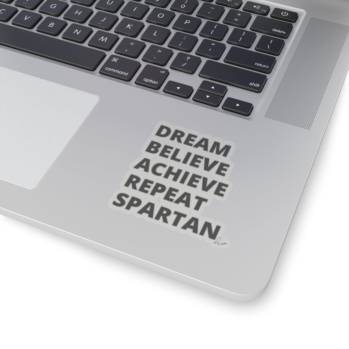 Dream Believe Achieve Repeat Spartan - Kiss-Cut Stickers