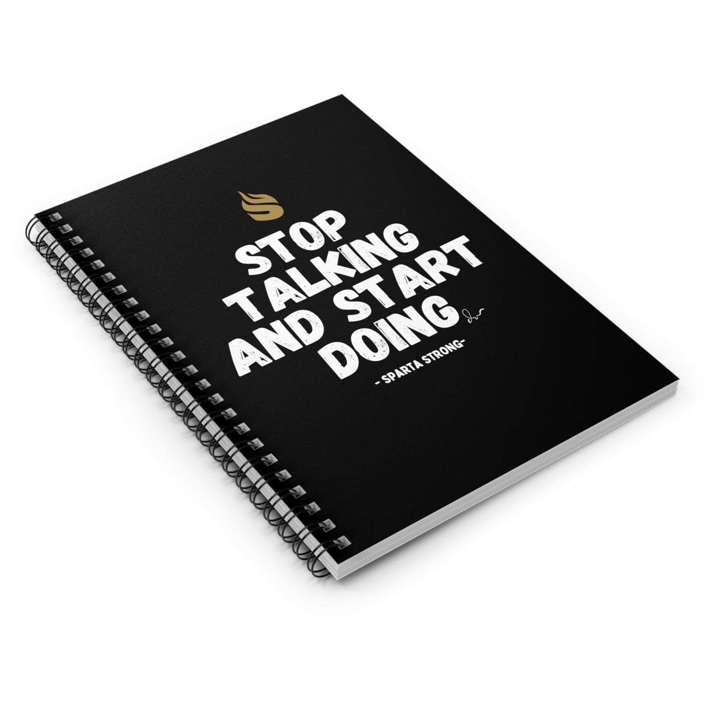 Stop Talking and Start Doing - Spiral Notebook - Ruled Line