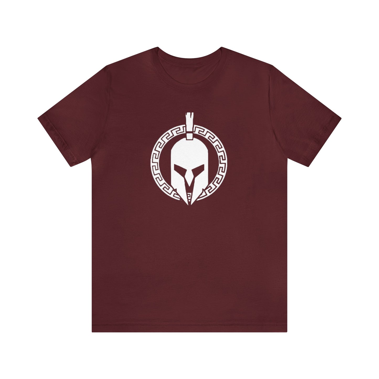 Sparta Large White Helmet - Unisex Jersey Short Sleeve Tee