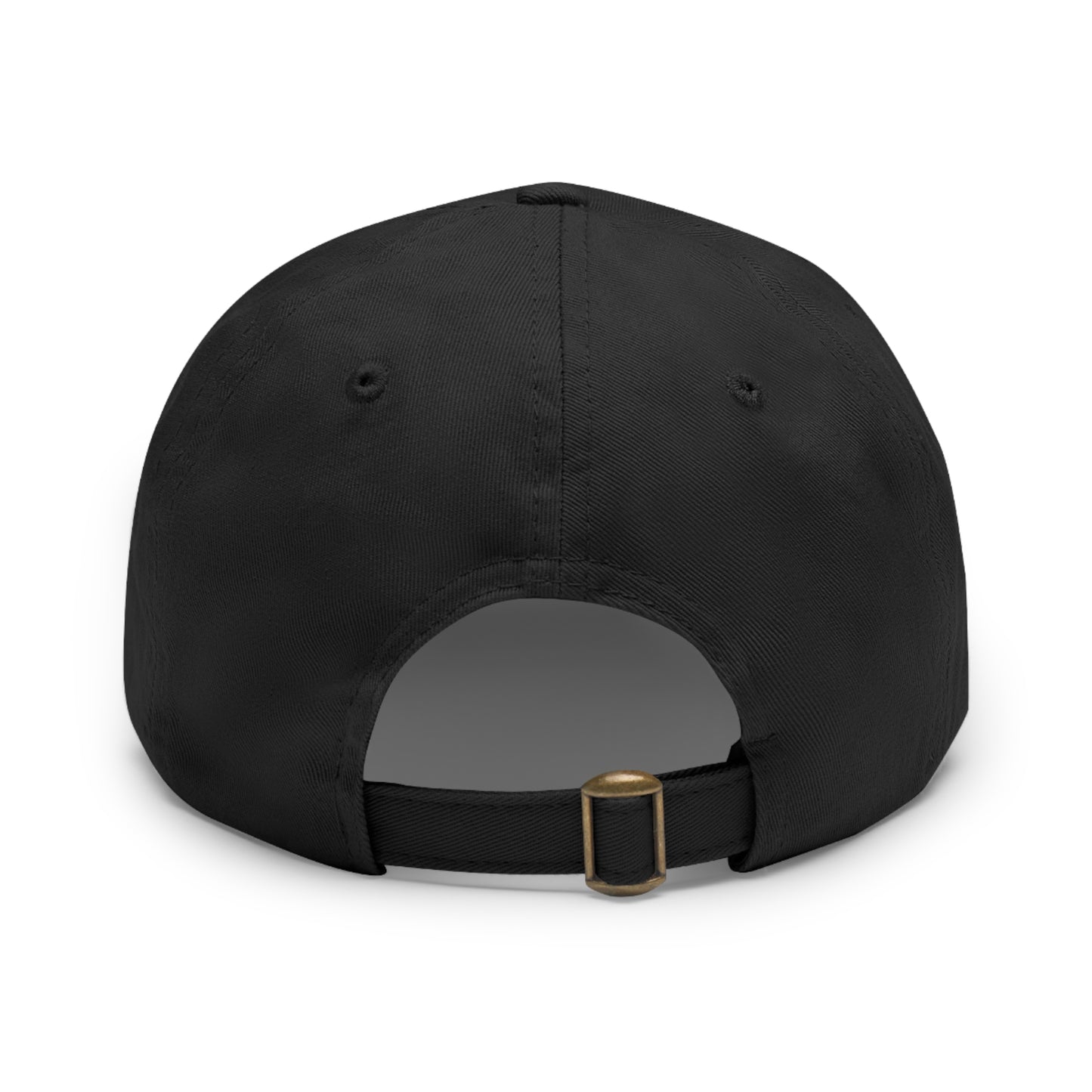 Sparta Hat - Black Helmet on Leather Patch (Round)