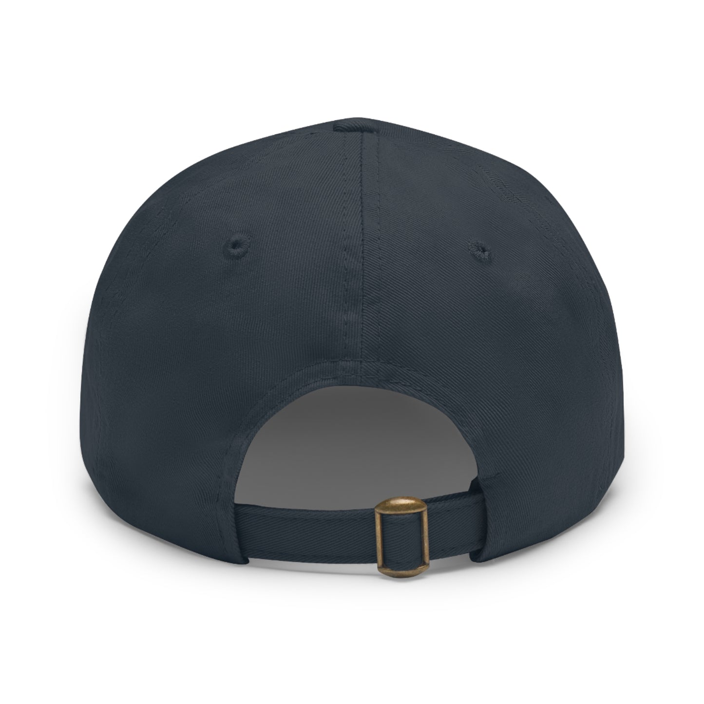 Sparta Hat - Black Helmet on Leather Patch (Round)