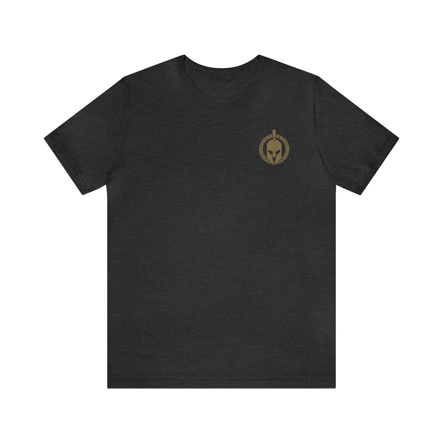 Sparta Small Gold Helmet - Unisex Jersey Short Sleeve Tee