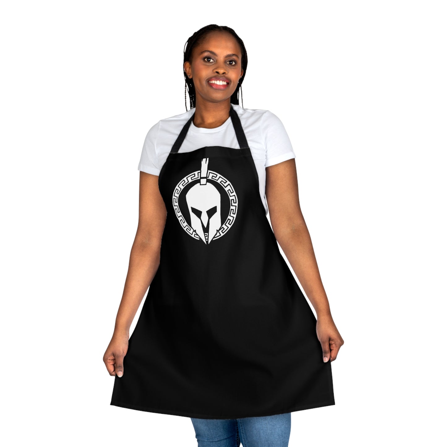 Sparta Black Helmet - Apron (AOP)