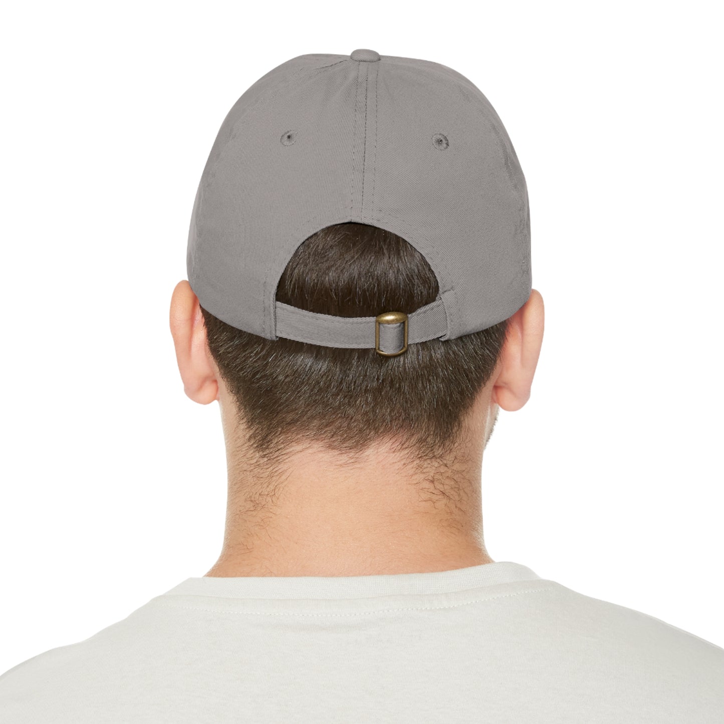 Sparta Hat - Black Helmet on Leather Patch (Round)