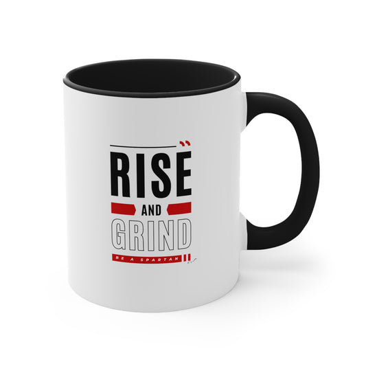 Rise and Grind - Accent Coffee Mug, 11oz