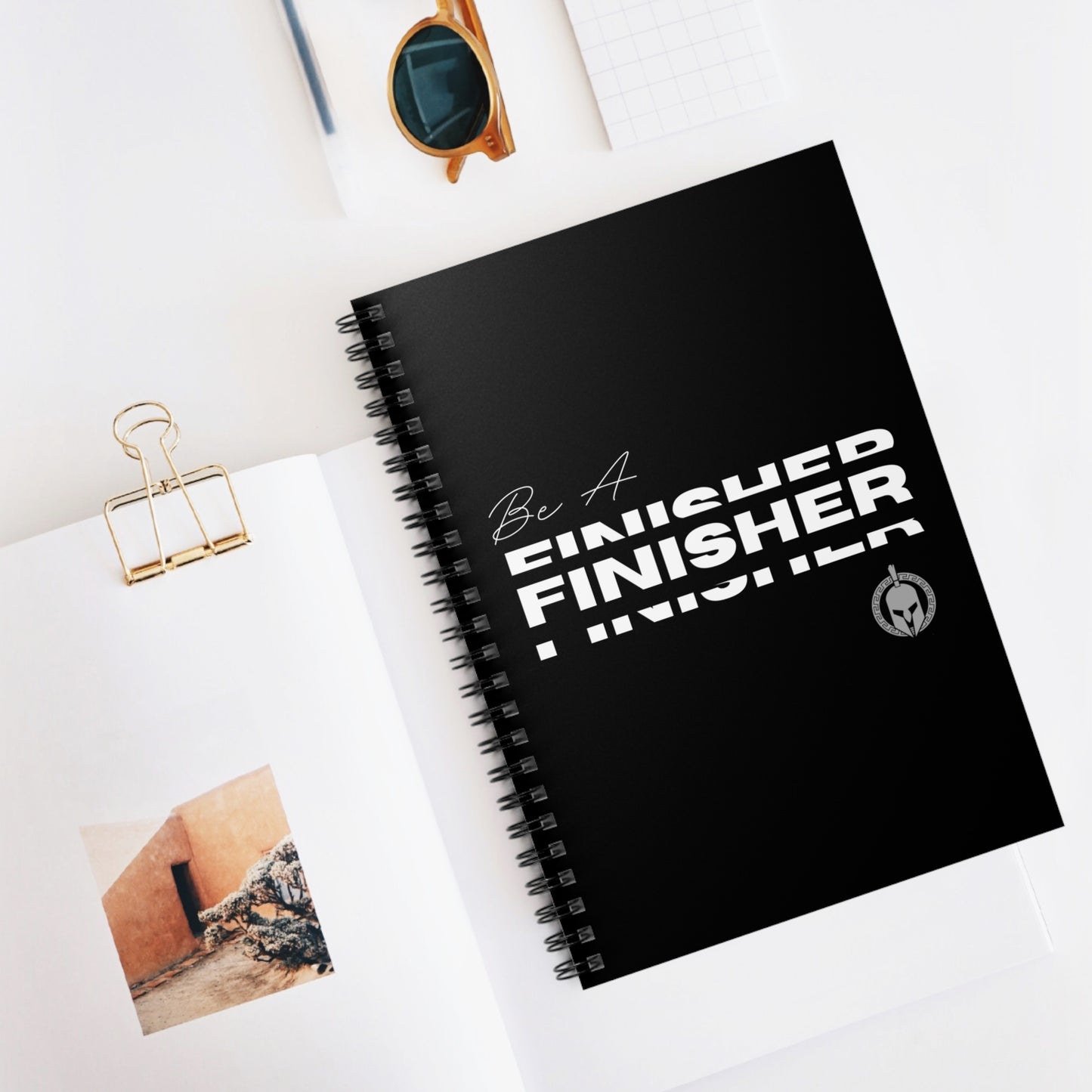 Be A Finisher - Spiral Notebook - Ruled Line